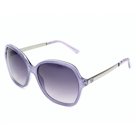 Gucci Violet Oversized GG Sunglasses - Picture 1 of 9